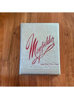 1955 Mayfield High School Yearbook Cleveland OH Mayfielder Signed Annual